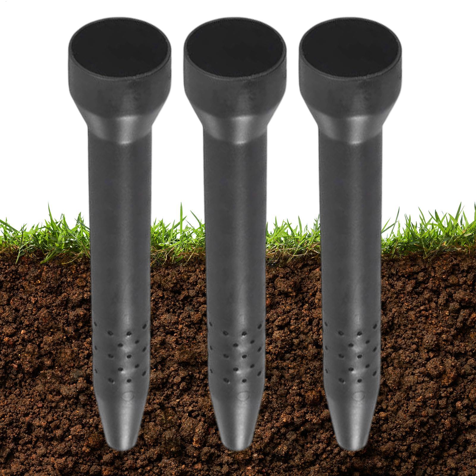 Smart Garden Watering - Garten-Bewässerungsspitzen 3er-Pack, Wurzelbewässerungsstecker, Outdoor-Pflanzgefäß-Wasserversorgungssystem für Topfpflanzen,