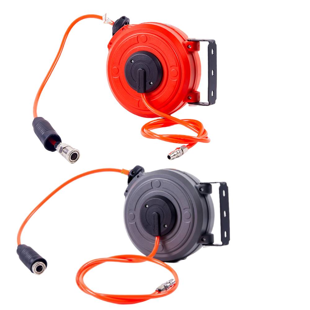 Smart Garden Hose - Einziehbare Luftschlauchtrommel, Luftkompressor, drehbare automatische Lufttrommeltrommelrolle