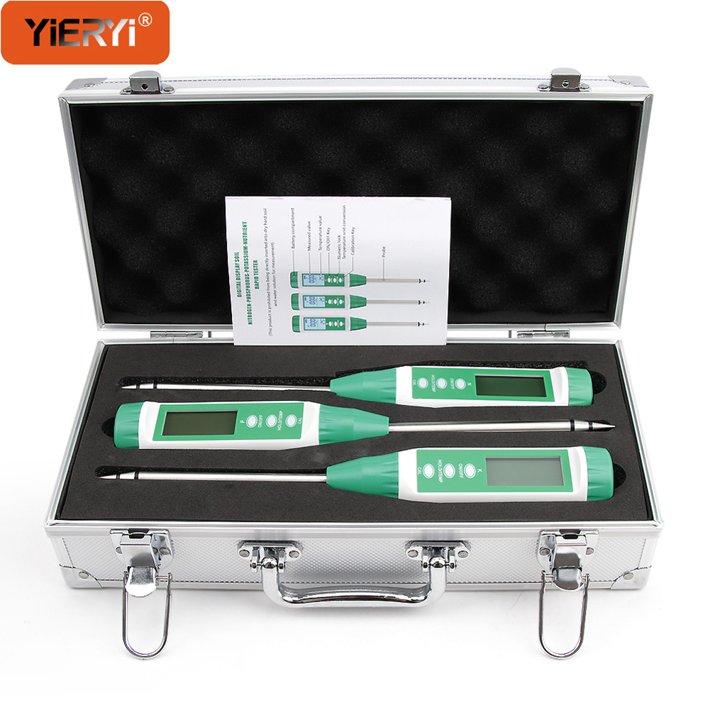 Soil Test Digital - Yieryi Bodentestkit NPK-Messgerät Boden schnell wirkender