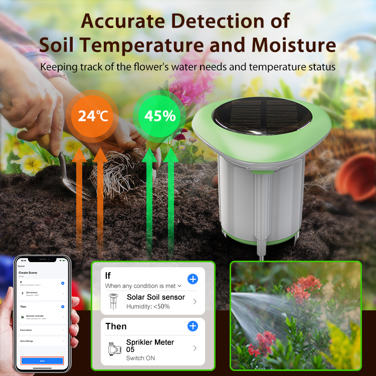 Solar-Bodensensor Tuya Smart A – Smart Garden Technology Bewertung und Preis