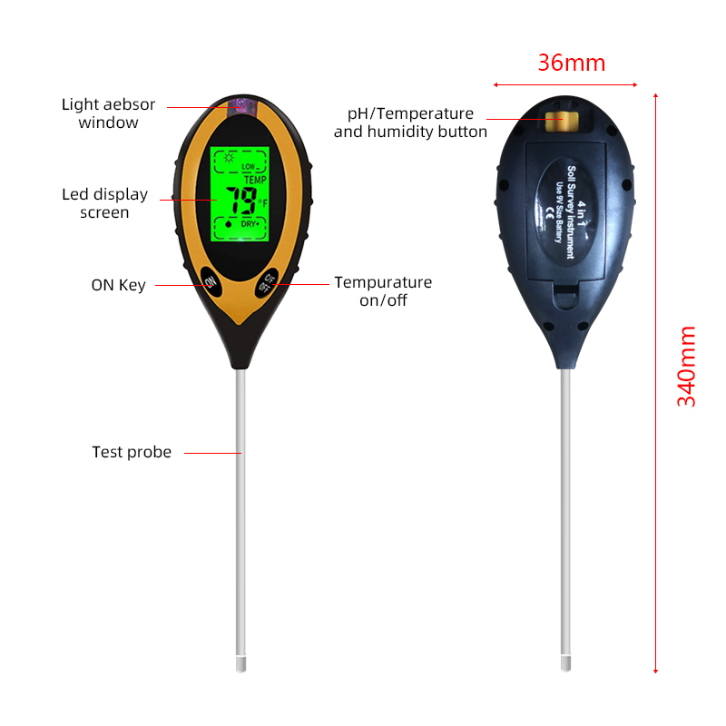 Boden-pH-Messgerät Bodentester – Soil Test Digital Bewertung und Preis