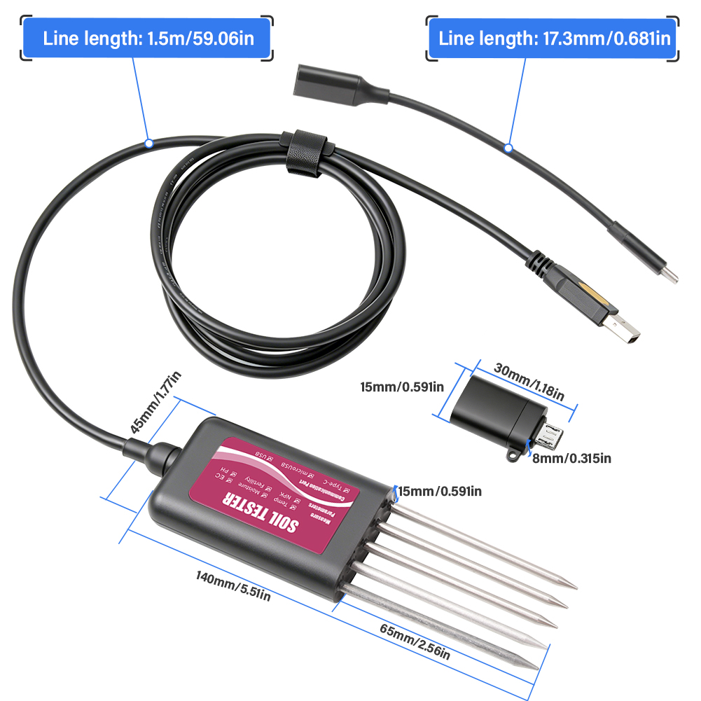 8-in-1 Intelligenter Bodentest – Soil Test Digital Bewertung und Preis