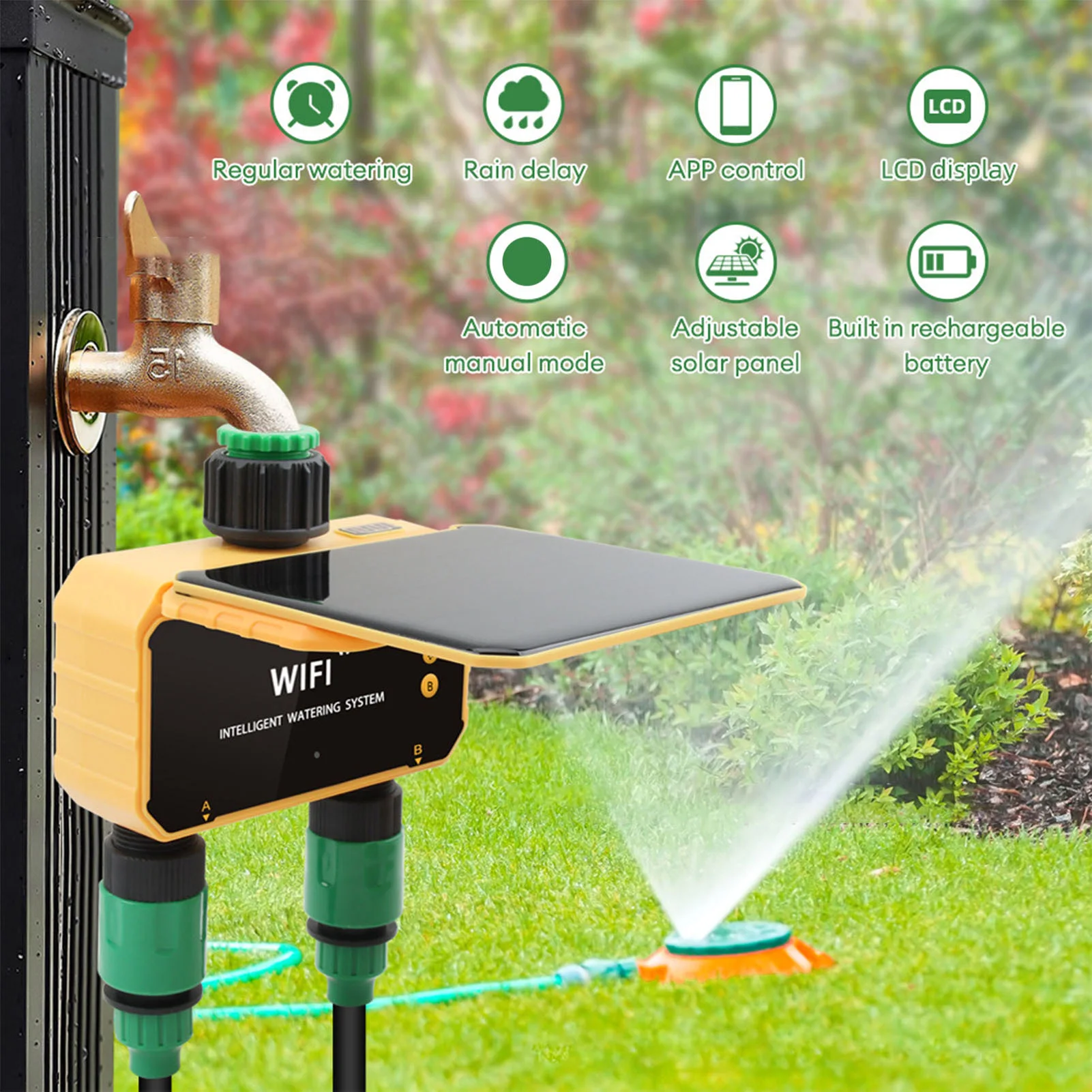 Solarbetriebener WLAN-Smart-Be – Smart Garden Watering Bewertung und Preis